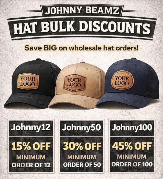Your logo leather patch hat, custom engraved, adjustable snapback