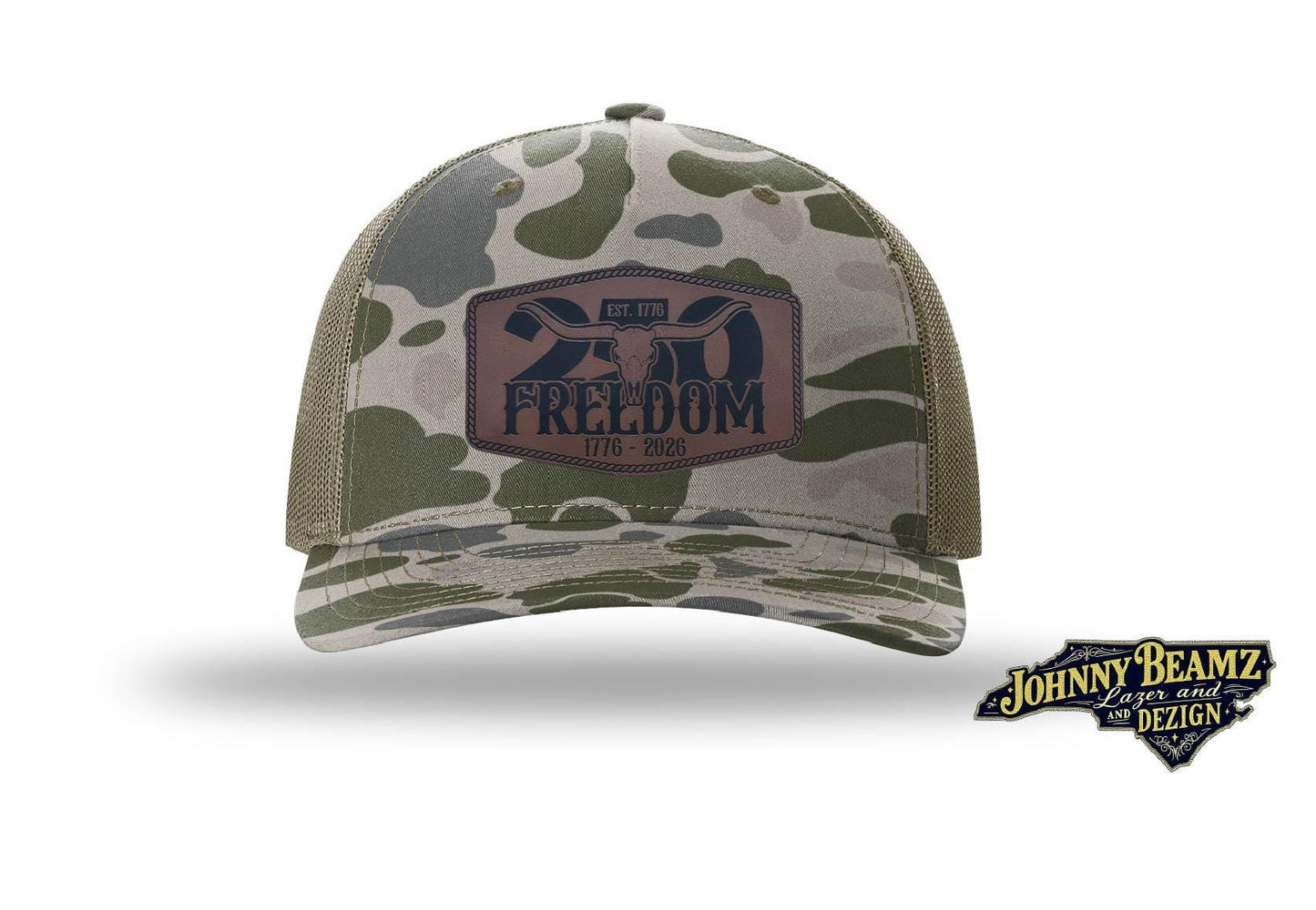 250th Anniversary Leather Patch Hat, American Pride Cap